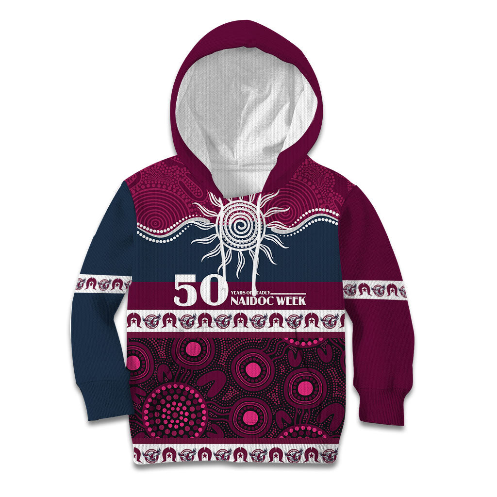 Sea Eagles NAIDOC Week Personalised Kid Hoodie Aboriginal Torres Strait Islanders Vibe