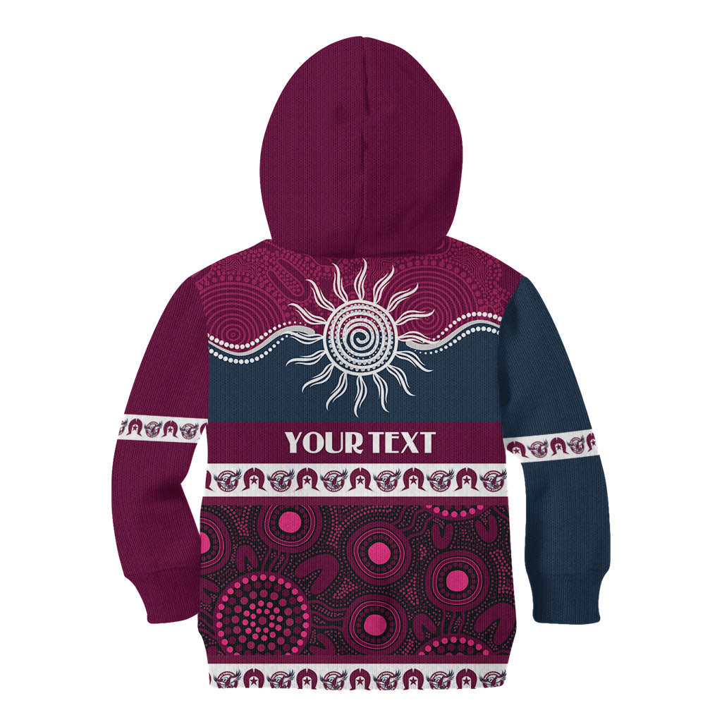 Sea Eagles NAIDOC Week Personalised Kid Hoodie Aboriginal Torres Strait Islanders Vibe