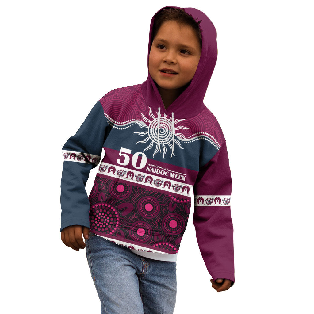 Sea Eagles NAIDOC Week Personalised Kid Hoodie Aboriginal Torres Strait Islanders Vibe