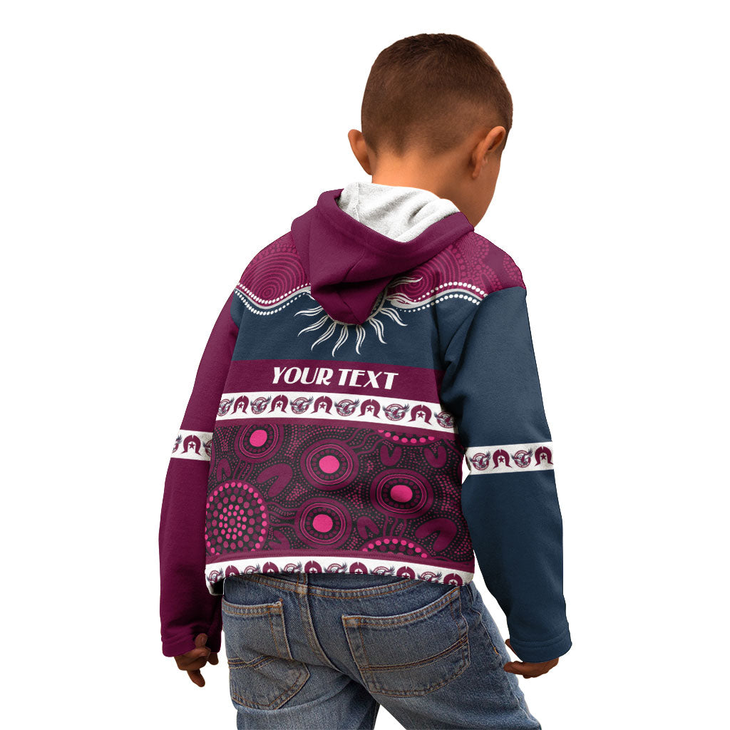 Sea Eagles NAIDOC Week Personalised Kid Hoodie Aboriginal Torres Strait Islanders Vibe