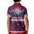 Sea Eagles NAIDOC Week Personalised Kid Polo Shirt Aboriginal Torres Strait Islanders Vibe