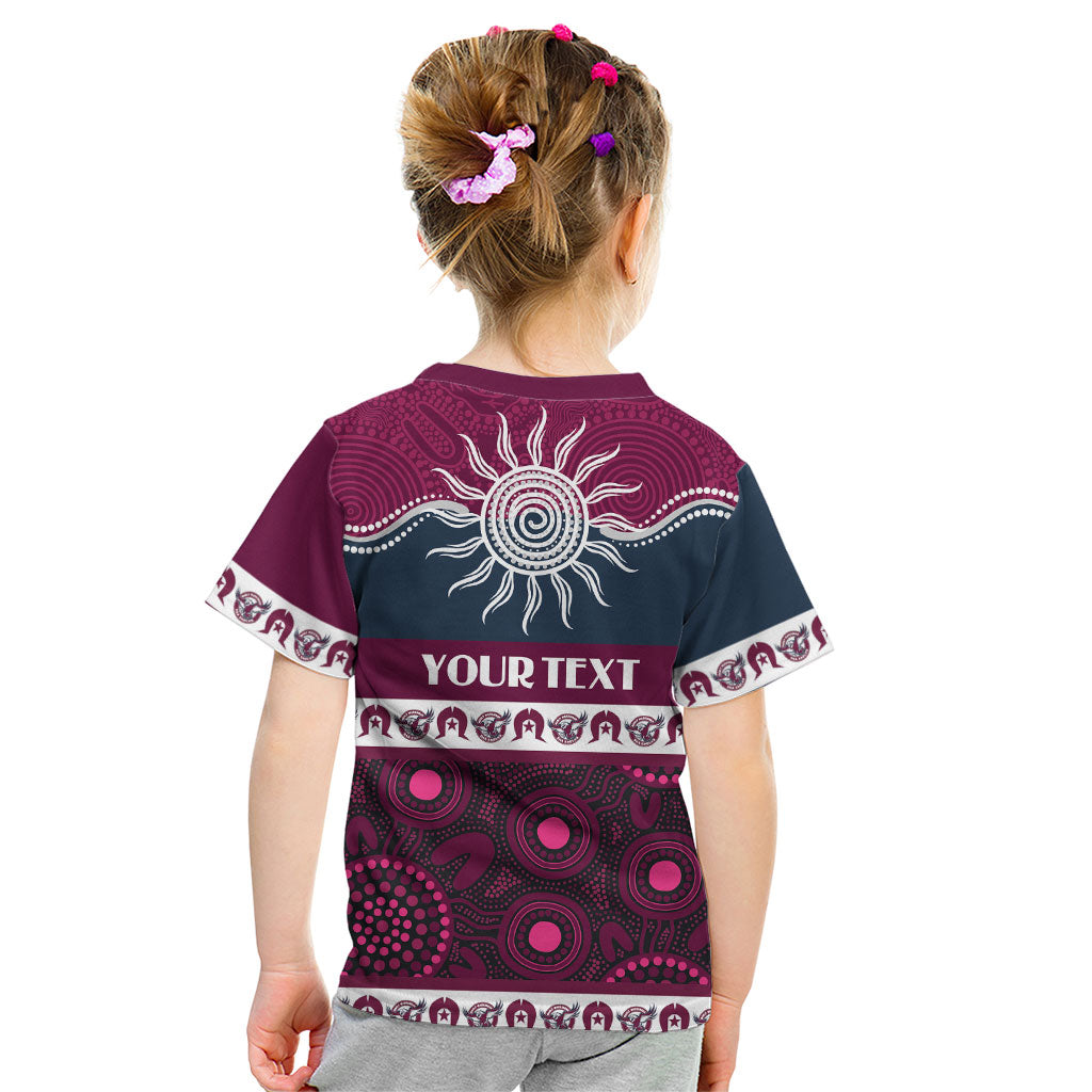 Sea Eagles NAIDOC Week Personalised Kid T Shirt Aboriginal Torres Strait Islanders Vibe