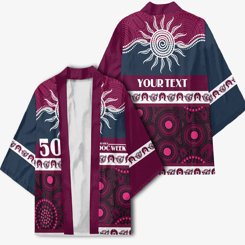 Sea Eagles NAIDOC Week Personalised Kimono Aboriginal Torres Strait Islanders Vibe
