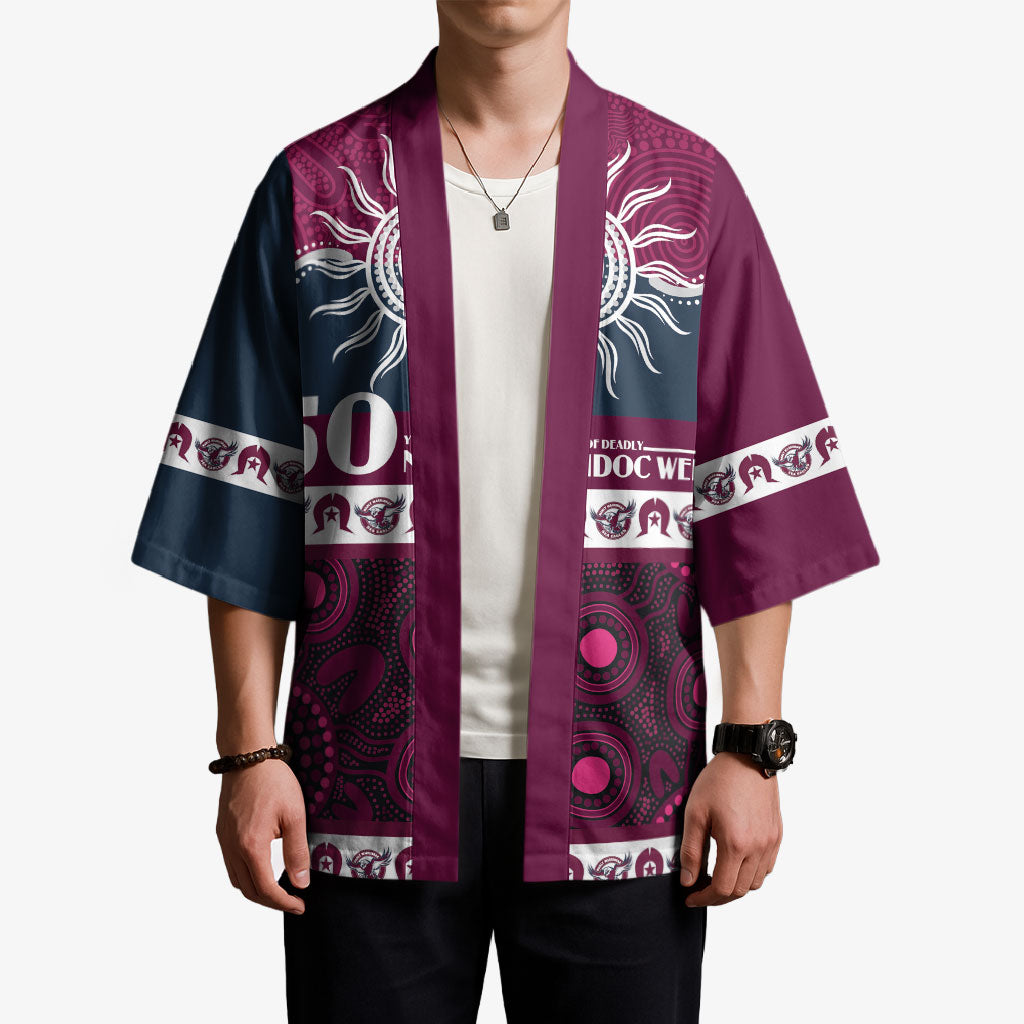 Sea Eagles NAIDOC Week Personalised Kimono Aboriginal Torres Strait Islanders Vibe
