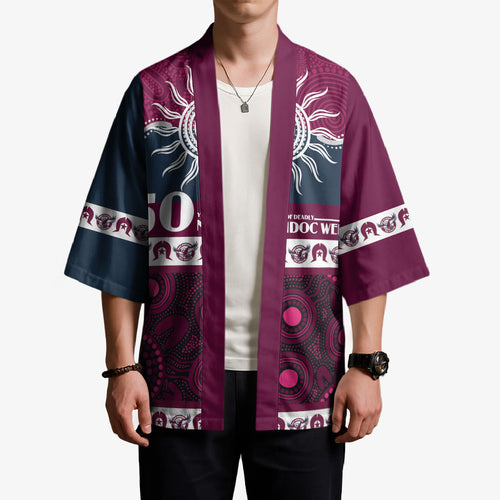 Sea Eagles NAIDOC Week Personalised Kimono Aboriginal Torres Strait Islanders Vibe