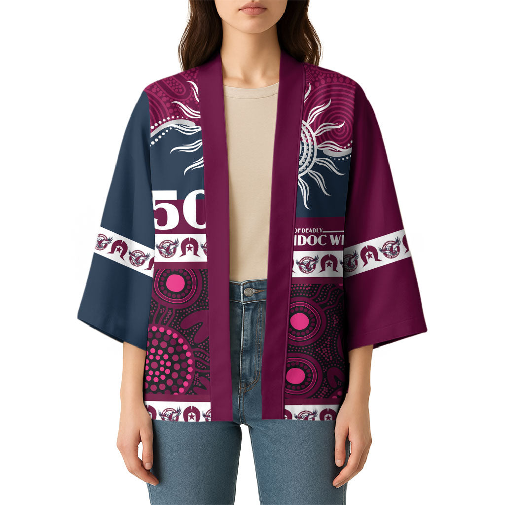 Sea Eagles NAIDOC Week Personalised Kimono Aboriginal Torres Strait Islanders Vibe