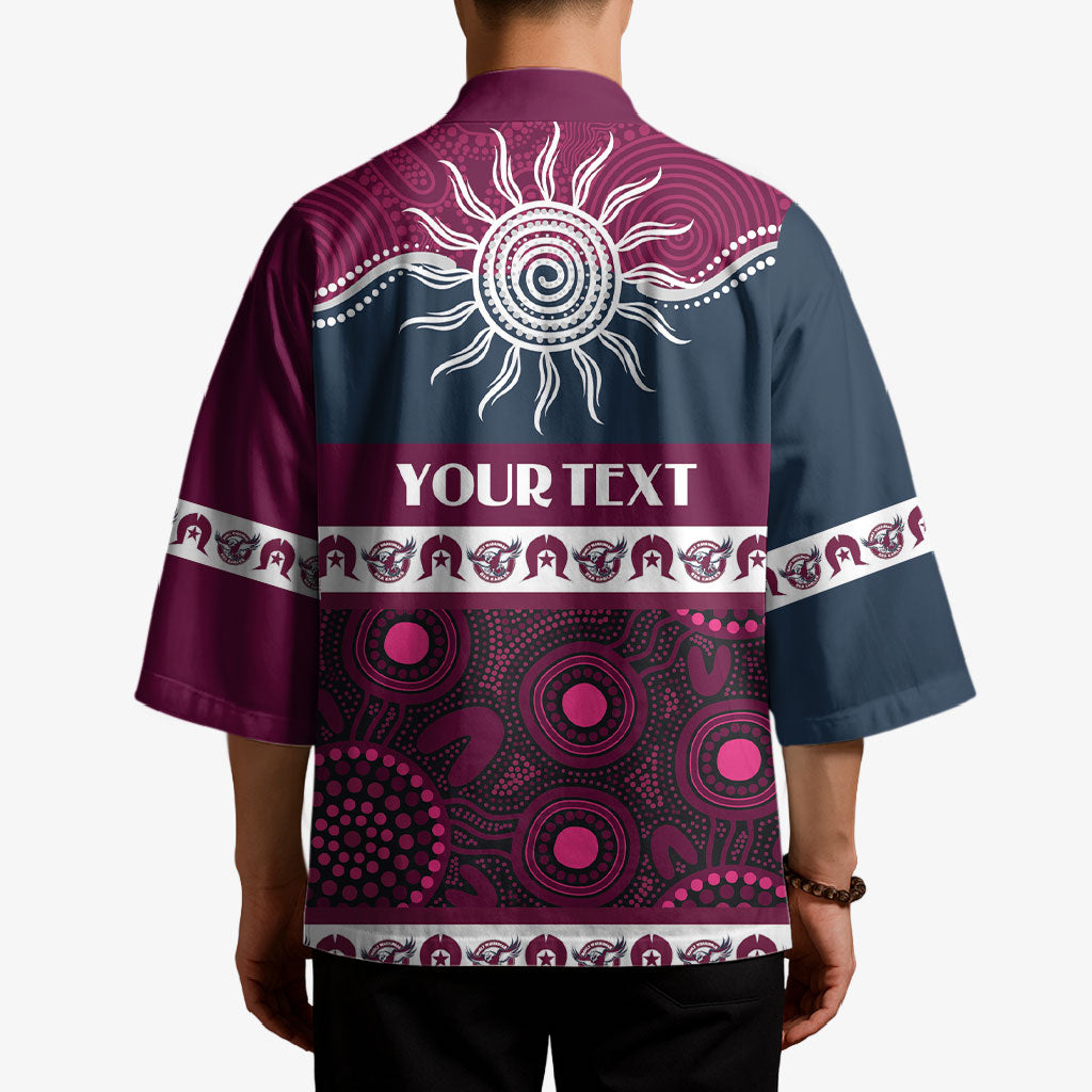 Sea Eagles NAIDOC Week Personalised Kimono Aboriginal Torres Strait Islanders Vibe
