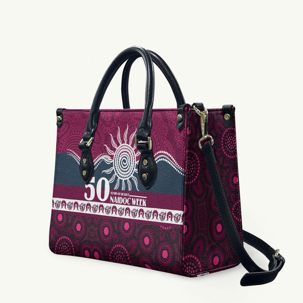 Sea Eagles NAIDOC Week Leather Bag Aboriginal Torres Strait Islanders Vibe