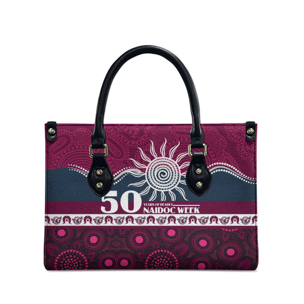 Sea Eagles NAIDOC Week Leather Bag Aboriginal Torres Strait Islanders Vibe