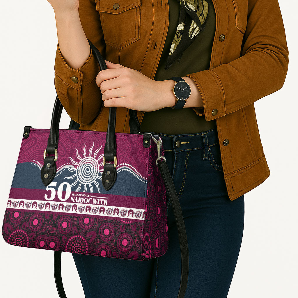 Sea Eagles NAIDOC Week Leather Bag Aboriginal Torres Strait Islanders Vibe