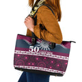Sea Eagles NAIDOC Week Leather Tote Bag Aboriginal Torres Strait Islanders Vibe