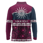 Sea Eagles NAIDOC Week Personalised Long Sleeve Polo Shirt Aboriginal Torres Strait Islanders Vibe