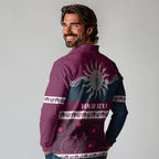 Sea Eagles NAIDOC Week Personalised Long Sleeve Polo Shirt Aboriginal Torres Strait Islanders Vibe