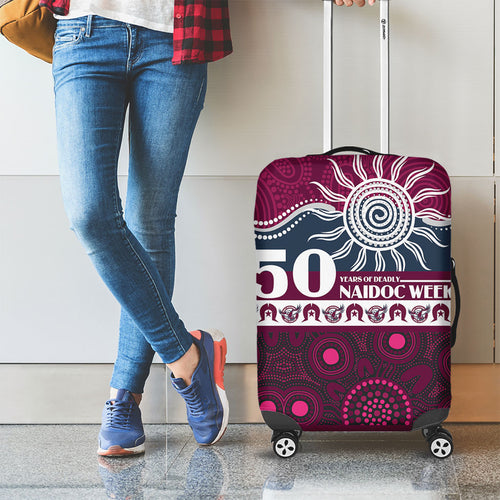 Sea Eagles NAIDOC Week Luggage Cover Aboriginal Torres Strait Islanders Vibe