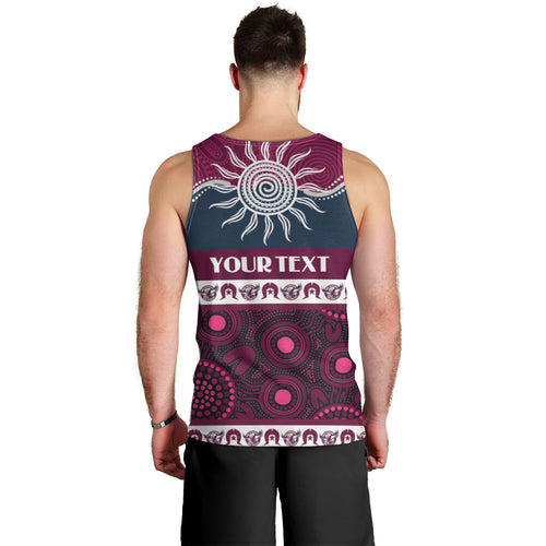 Sea Eagles NAIDOC Week Personalised Men Tank Top Aboriginal Torres Strait Islanders Vibe