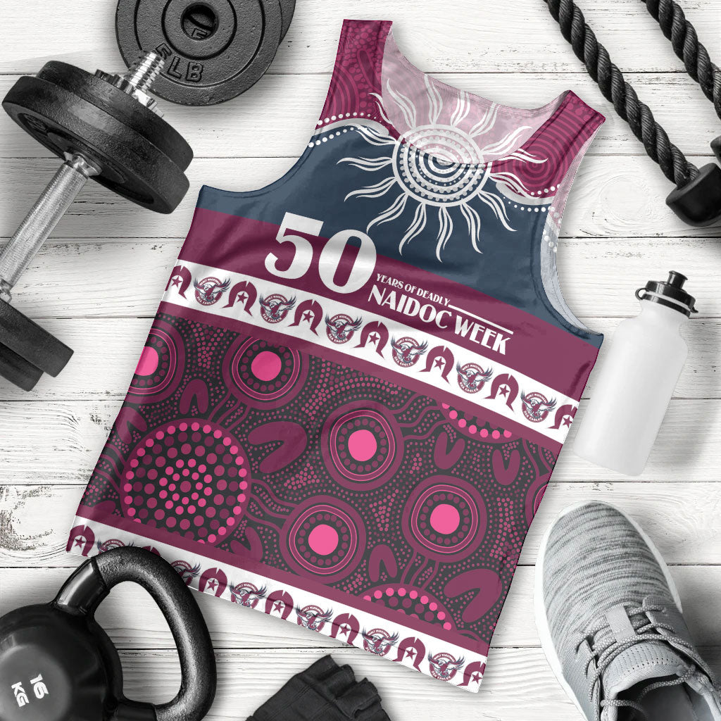 Sea Eagles NAIDOC Week Personalised Men Tank Top Aboriginal Torres Strait Islanders Vibe