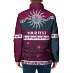Sea Eagles NAIDOC Week Personalised Padded Jacket Aboriginal Torres Strait Islanders Vibe