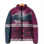Sea Eagles NAIDOC Week Personalised Padded Jacket Aboriginal Torres Strait Islanders Vibe