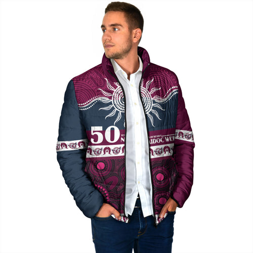 Sea Eagles NAIDOC Week Personalised Padded Jacket Aboriginal Torres Strait Islanders Vibe