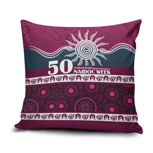 Sea Eagles NAIDOC Week Pillow Cover Aboriginal Torres Strait Islanders Vibe