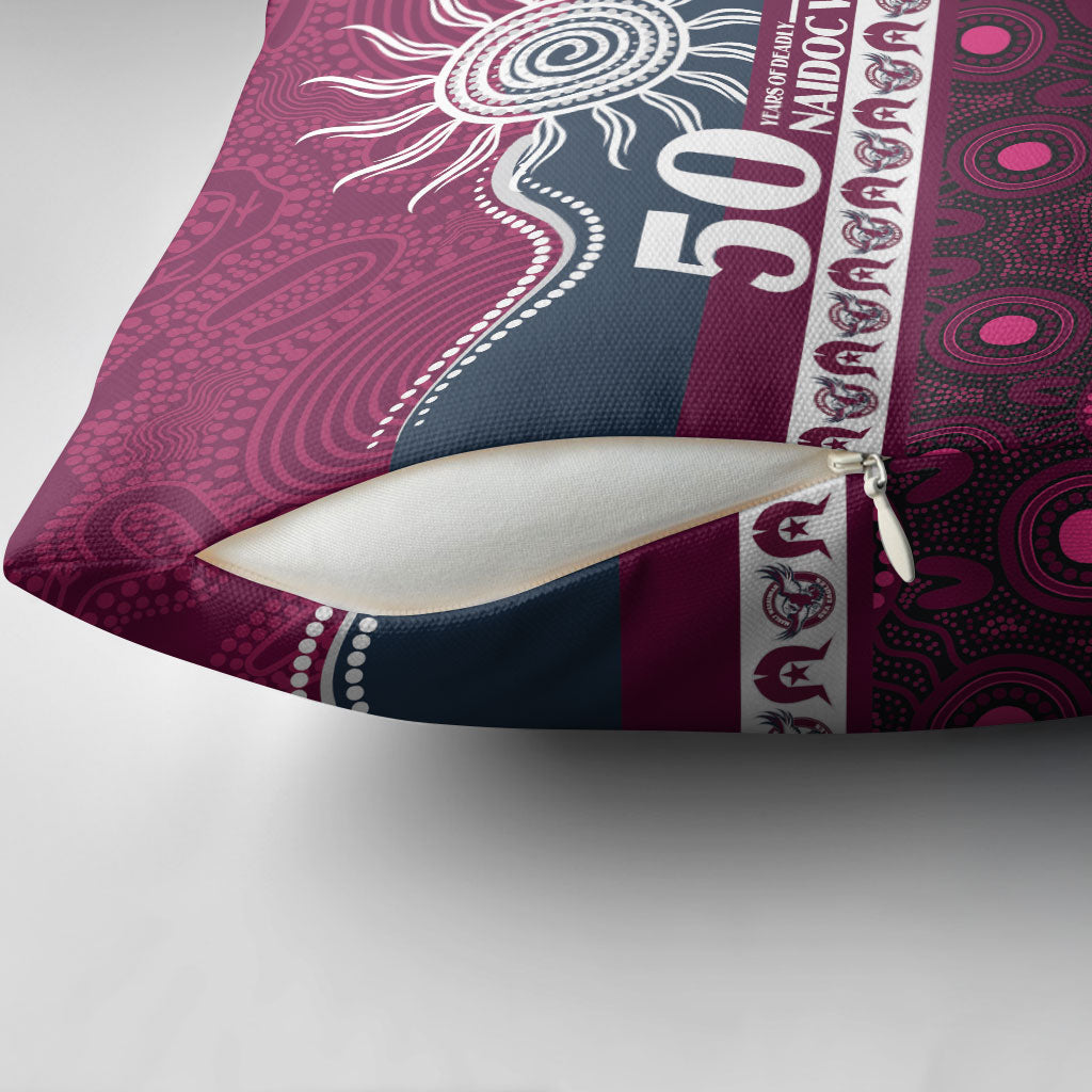 Sea Eagles NAIDOC Week Pillow Cover Aboriginal Torres Strait Islanders Vibe
