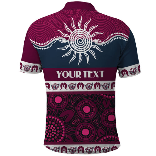 Sea Eagles NAIDOC Week Personalised Polo Shirt Aboriginal Torres Strait Islanders Vibe