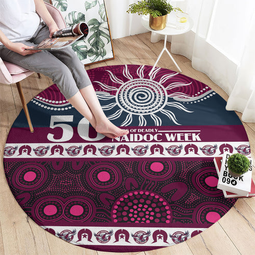 Sea Eagles NAIDOC Week Round Carpet Aboriginal Torres Strait Islanders Vibe