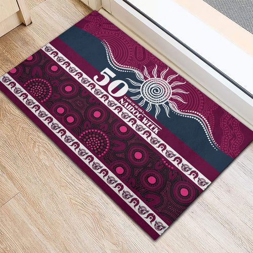 Sea Eagles NAIDOC Week Rubber Doormat Aboriginal Torres Strait Islanders Vibe