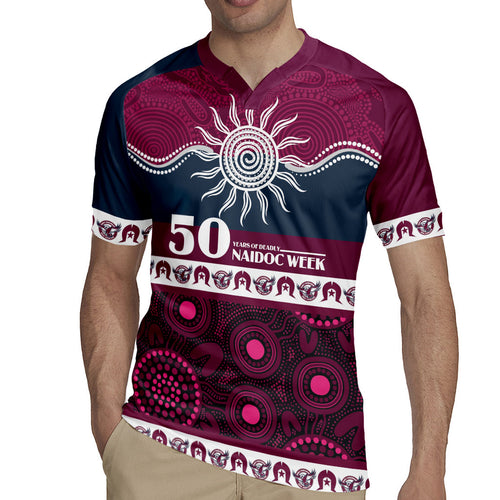 Sea Eagles NAIDOC Week Personalised Rugby Jersey Aboriginal Torres Strait Islanders Vibe