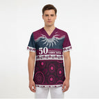 Sea Eagles NAIDOC Week Personalised Scrub Top Aboriginal Torres Strait Islanders Vibe