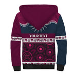 Sea Eagles NAIDOC Week Personalised Sherpa Hoodie Aboriginal Torres Strait Islanders Vibe