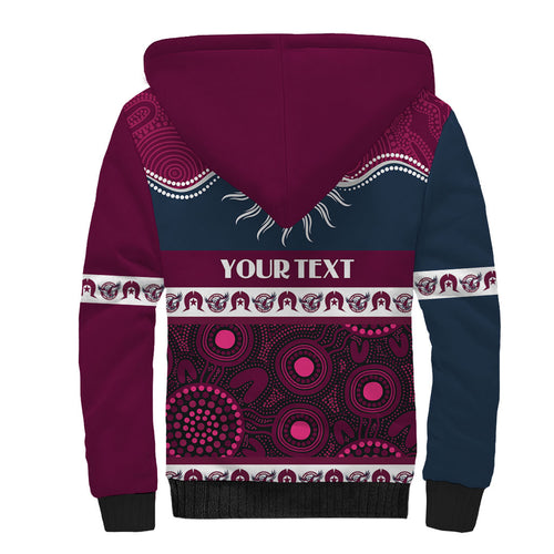 Sea Eagles NAIDOC Week Personalised Sherpa Hoodie Aboriginal Torres Strait Islanders Vibe