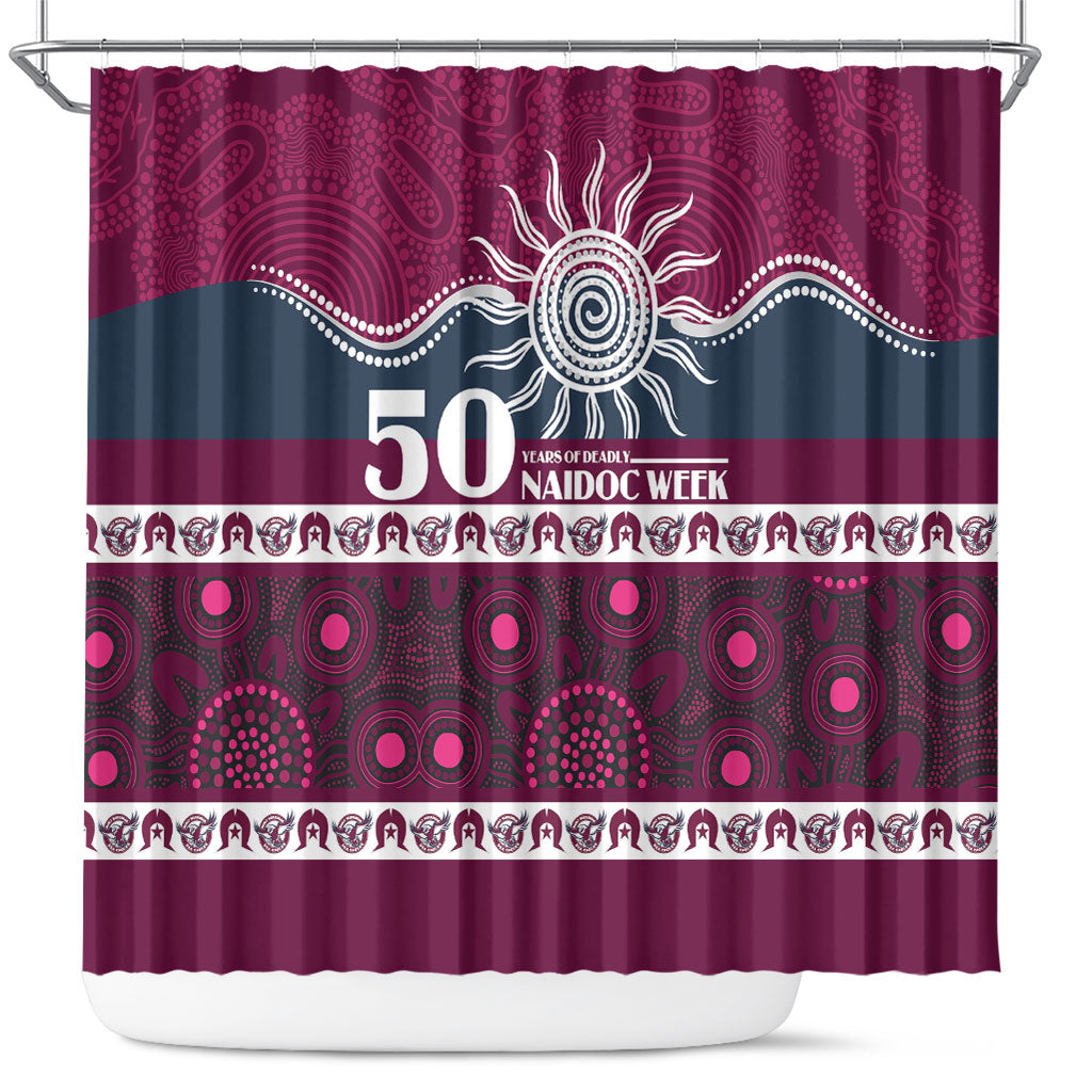 Sea Eagles NAIDOC Week Shower Curtain Aboriginal Torres Strait Islanders Vibe
