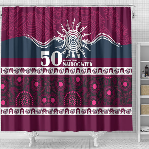 Sea Eagles NAIDOC Week Shower Curtain Aboriginal Torres Strait Islanders Vibe