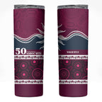 Sea Eagles NAIDOC Week Personalised Skinny Tumbler Aboriginal Torres Strait Islanders Vibe