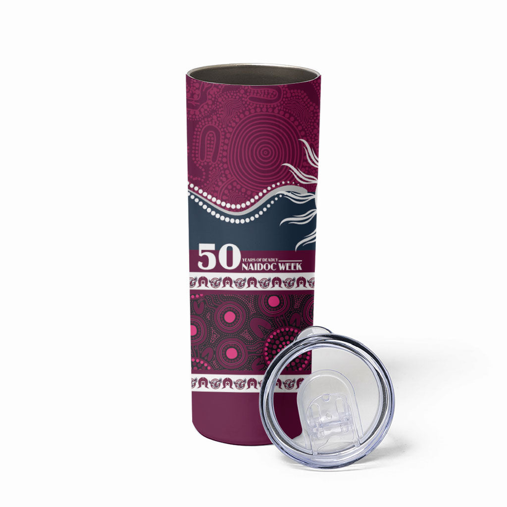 Sea Eagles NAIDOC Week Personalised Skinny Tumbler Aboriginal Torres Strait Islanders Vibe