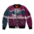 Sea Eagles NAIDOC Week Personalised Sleeve Zip Bomber Jacket Aboriginal Torres Strait Islanders Vibe