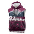 Sea Eagles NAIDOC Week Personalised Sleeveless Zip Hoodie Aboriginal Torres Strait Islanders Vibe