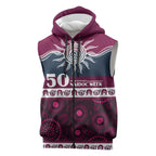 Sea Eagles NAIDOC Week Personalised Sleeveless Zip Hoodie Aboriginal Torres Strait Islanders Vibe