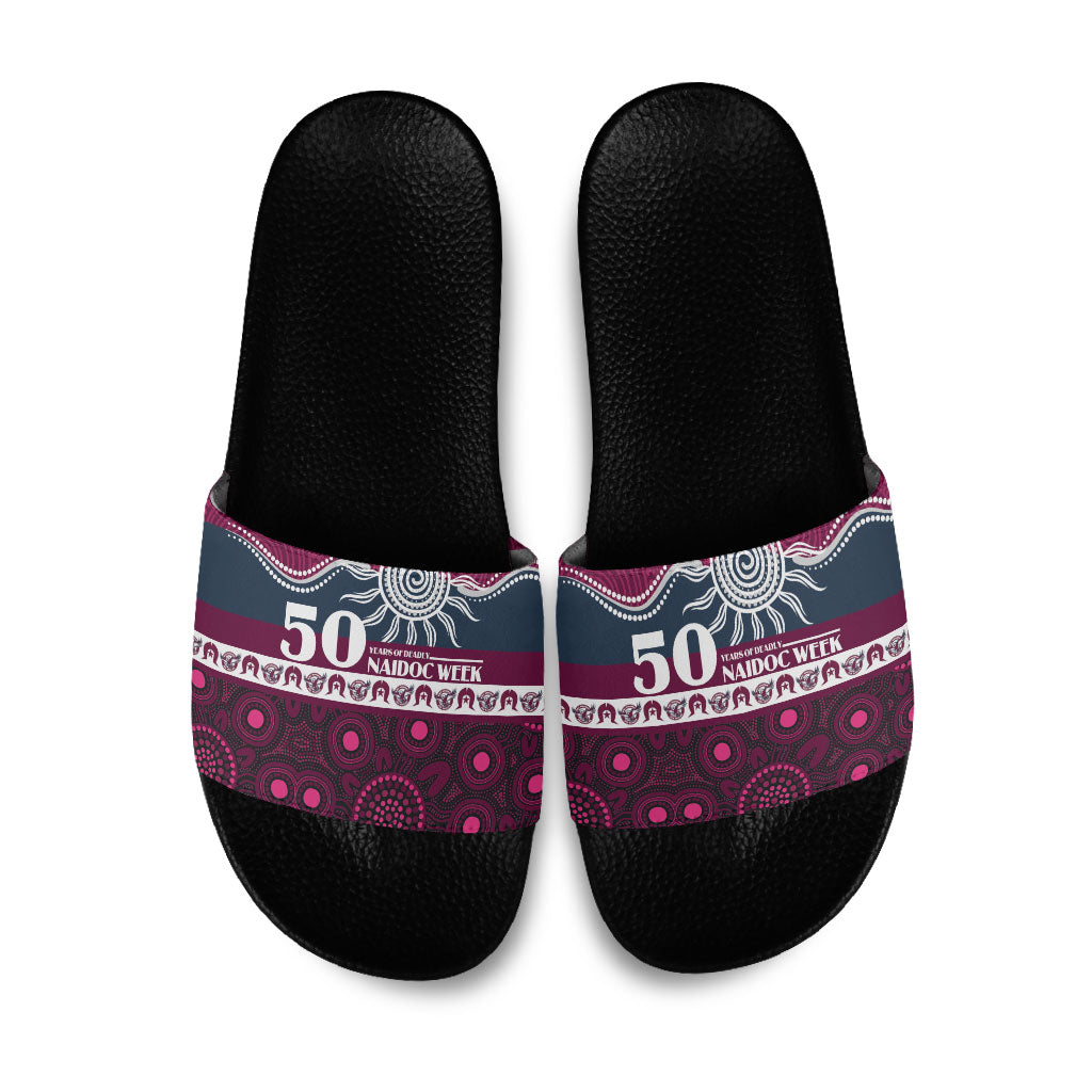 Sea Eagles NAIDOC Week Slide Sandals Aboriginal Torres Strait Islanders Vibe