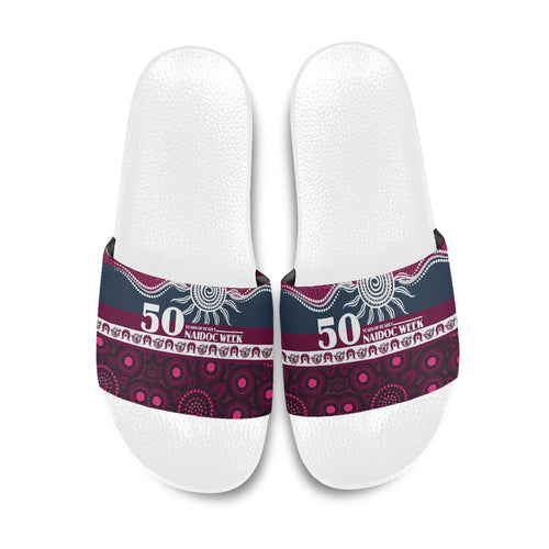 Sea Eagles NAIDOC Week Slide Sandals Aboriginal Torres Strait Islanders Vibe