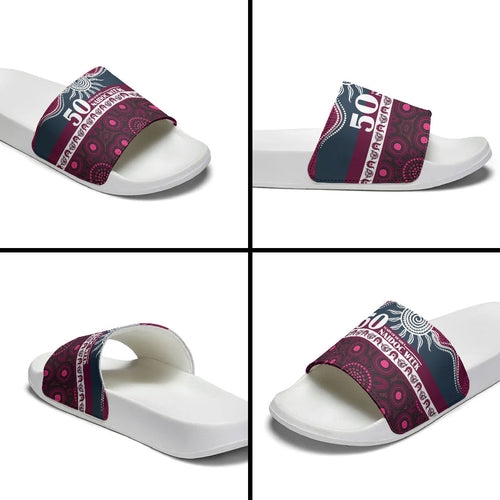 Sea Eagles NAIDOC Week Slide Sandals Aboriginal Torres Strait Islanders Vibe