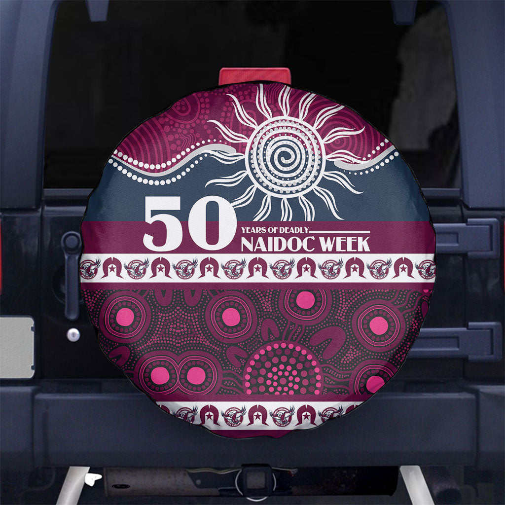 Sea Eagles NAIDOC Week Spare Tire Cover Aboriginal Torres Strait Islanders Vibe