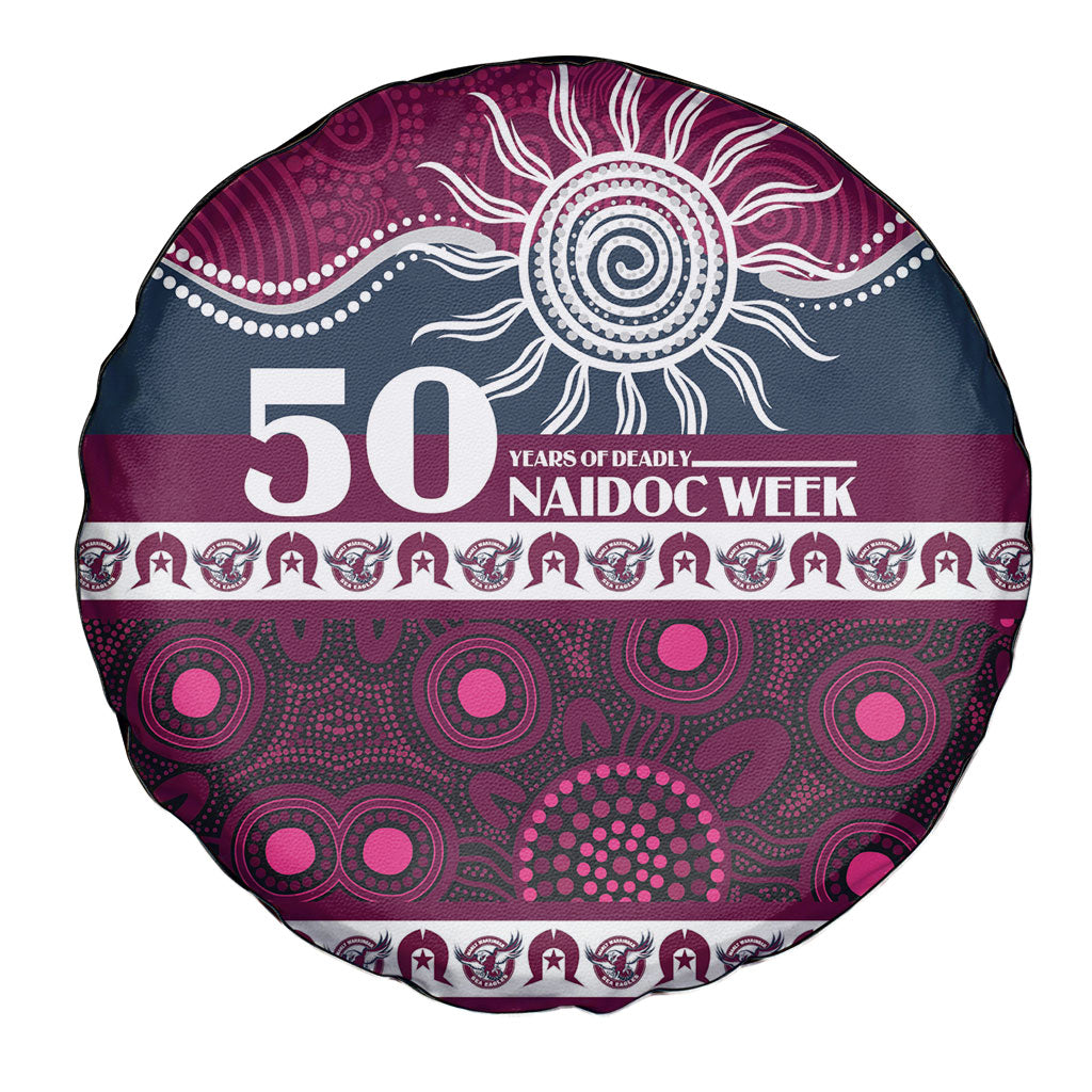 Sea Eagles NAIDOC Week Spare Tire Cover Aboriginal Torres Strait Islanders Vibe