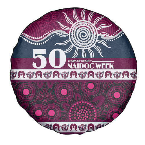 Sea Eagles NAIDOC Week Spare Tire Cover Aboriginal Torres Strait Islanders Vibe