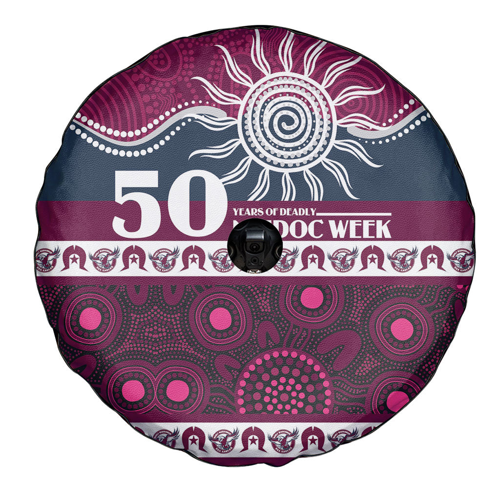 Sea Eagles NAIDOC Week Spare Tire Cover Aboriginal Torres Strait Islanders Vibe