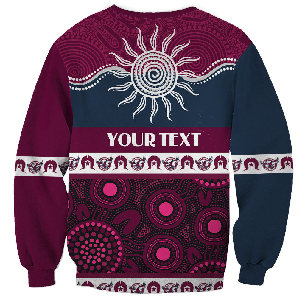 Sea Eagles NAIDOC Week Personalised Sweatshirt Aboriginal Torres Strait Islanders Vibe