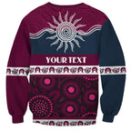 Sea Eagles NAIDOC Week Personalised Sweatshirt Aboriginal Torres Strait Islanders Vibe