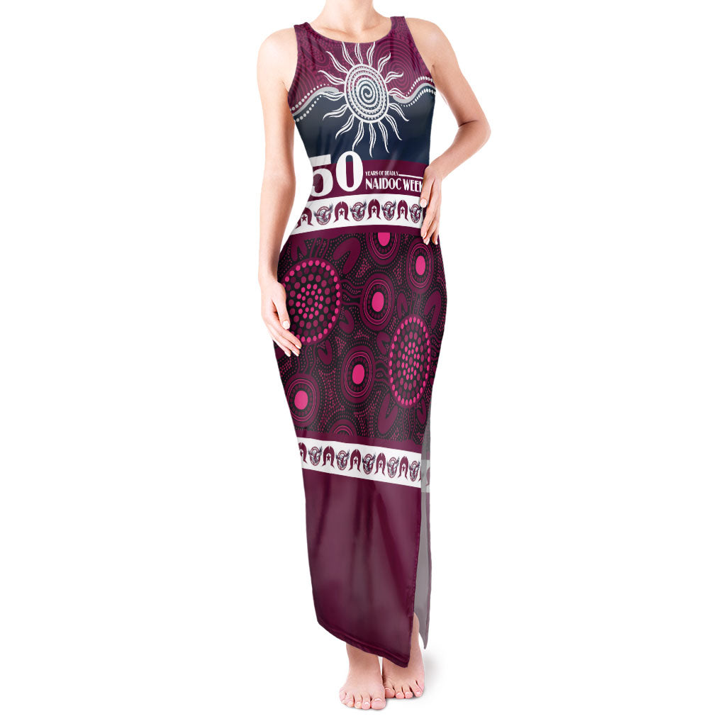 Sea Eagles NAIDOC Week Personalised Tank Maxi Dress Aboriginal Torres Strait Islanders Vibe