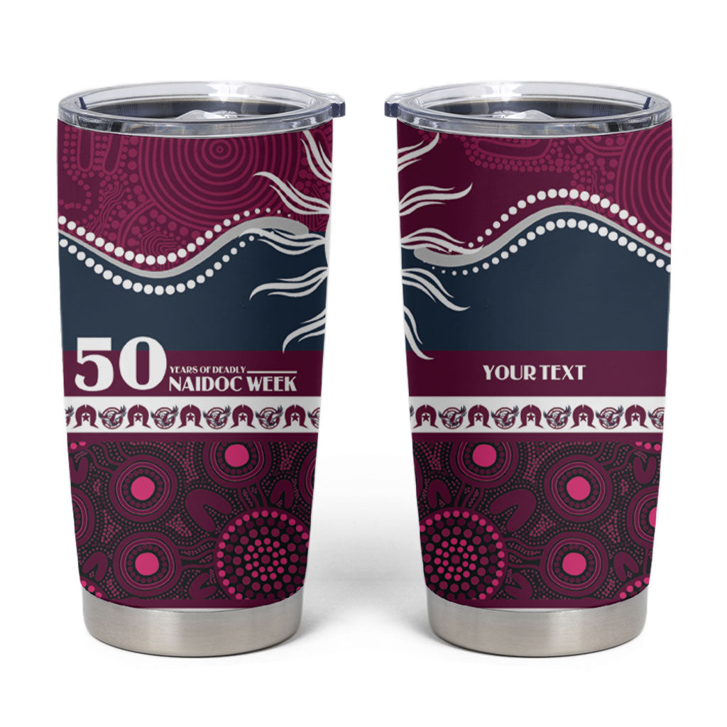 Sea Eagles NAIDOC Week Personalised Tumbler Cup Aboriginal Torres Strait Islanders Vibe